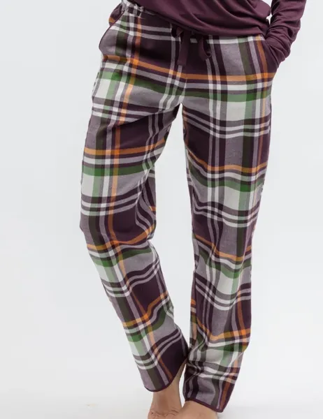 Cyberjammies Pure Cotton Checked Pyjama Bottoms Multi