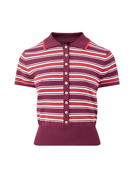Nobody's Child Waisted Polo Knit Top