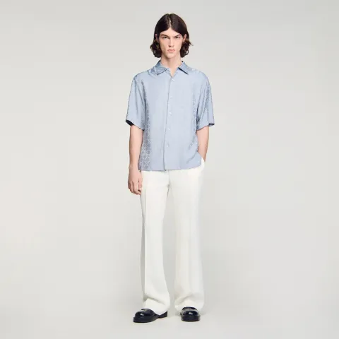 Square Cross loose-fit shirt