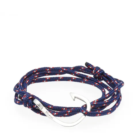 Silver Hook Rope Bracelet
