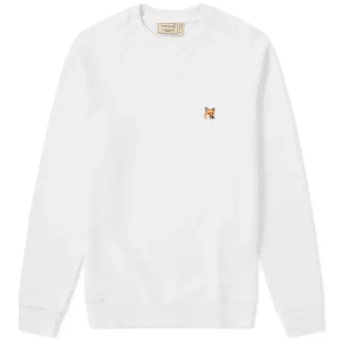 Maison Kitsuné Fox Head Patch Crew Sweat