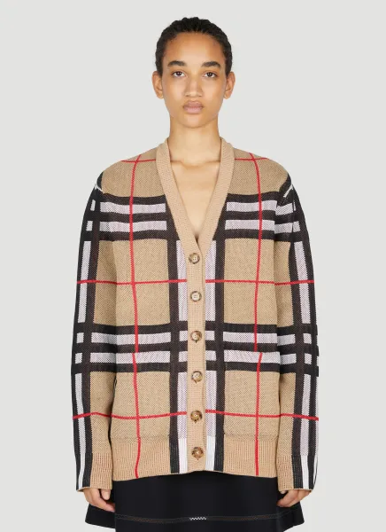 Iconic Check Jacquard Cardigan