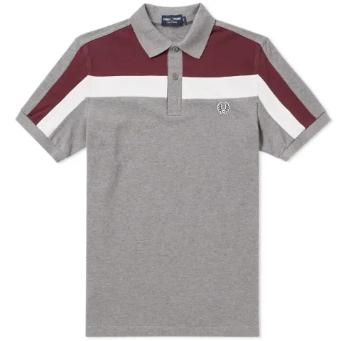 Fred Perry Colour Block Panel Pique Polo