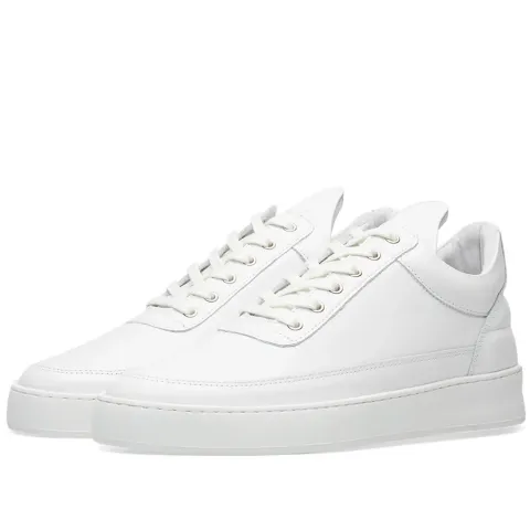 Low Top Plain Lane Nappa Leather Sneaker