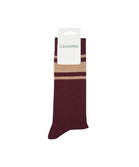 Schöffel Country Hilton Retro Socks - Port