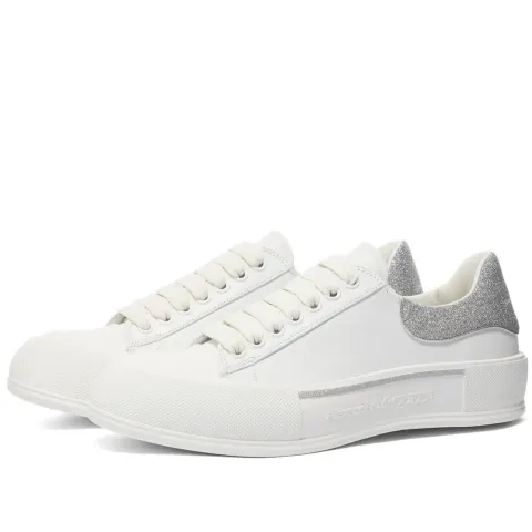 Contrast Heel Tab Plimsole Sneaker