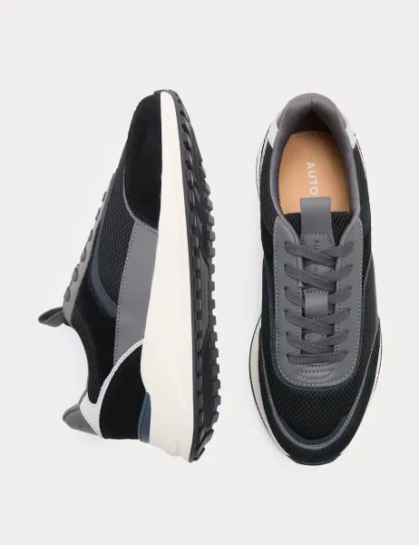 Autograph Sports Mesh Trainers Black Mix