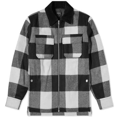 A.P.C. Ian Check Wool Jacket