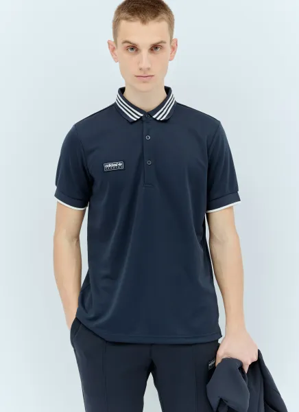 Logo Patch Polo Shirt