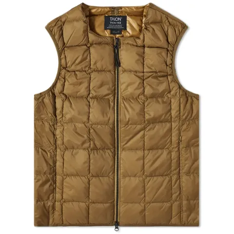 Crew Neck Down Vest