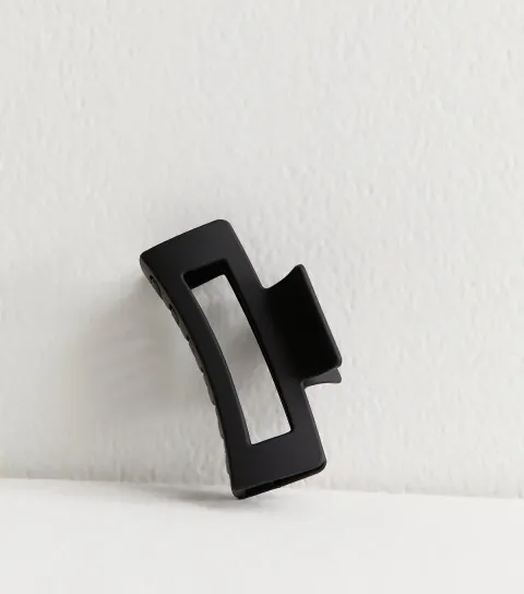 Creations Black Rectangular Claw Clip