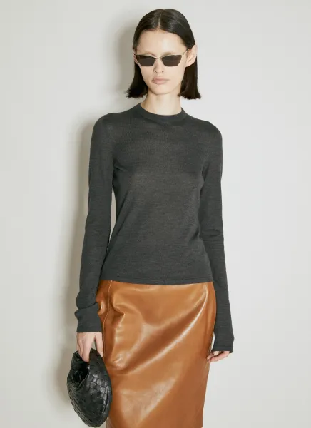 Cashmere, Wool And Silk Sweater