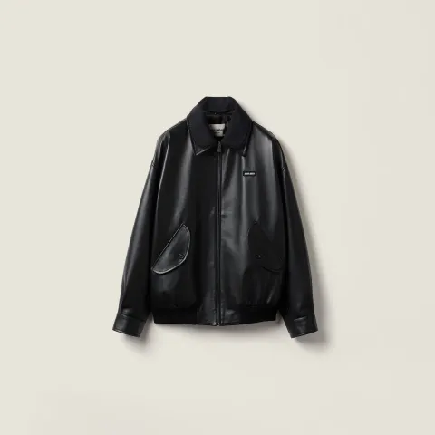 Nappa leather jacket