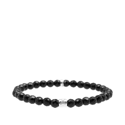 Onyx Skull Bracelet