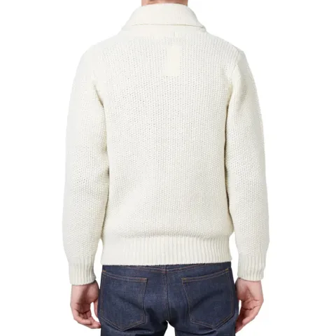 J.S. Homestead British Wool Shawl Collar Cardigan