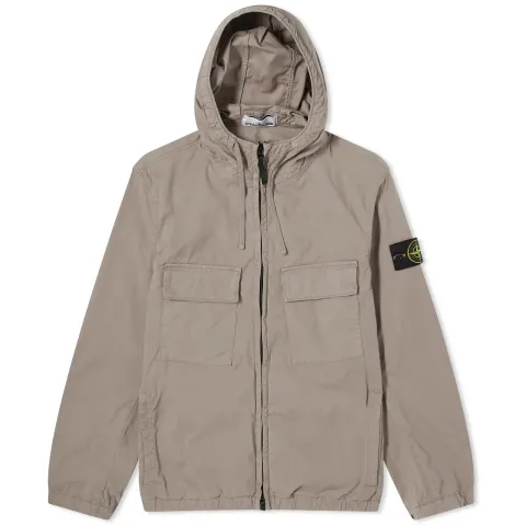 Supima Cotton Twill Stretch-TC Hooded Jacket