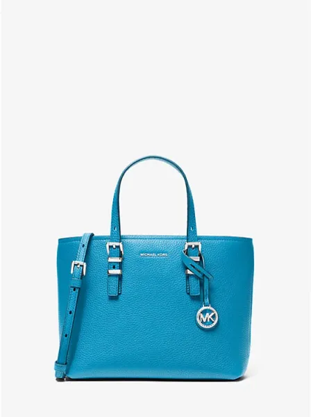 Quinn Small Pebbled Leather Convertible Crossbody Bag