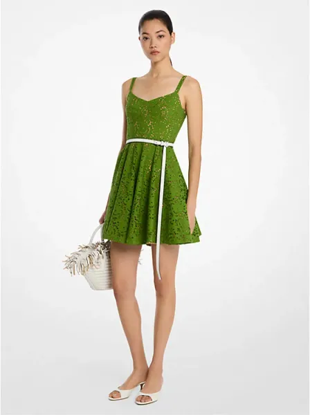 Cotton Eyelet Dress