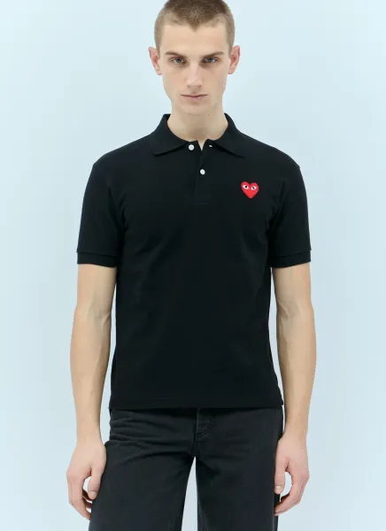 Logo Patch Polo Shirt