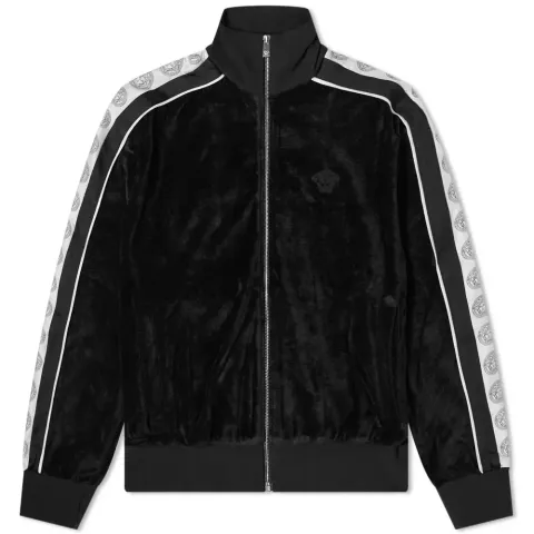 Medusa Taped Sleeve Velour Track Jacket