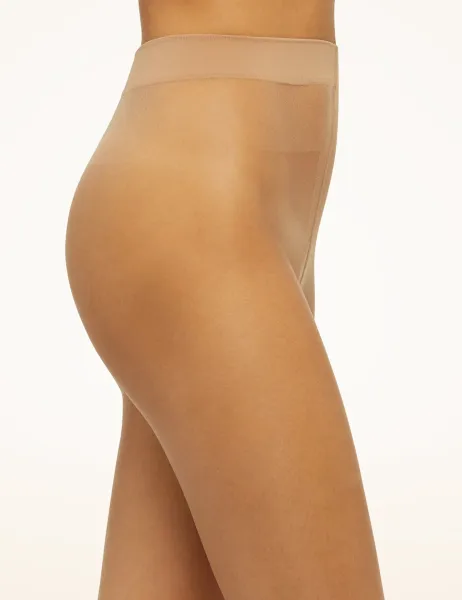 Wolford 8 Denier Sheer Tights Dark Beige