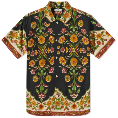 Midnight Fleur Short Sleeve Shirt