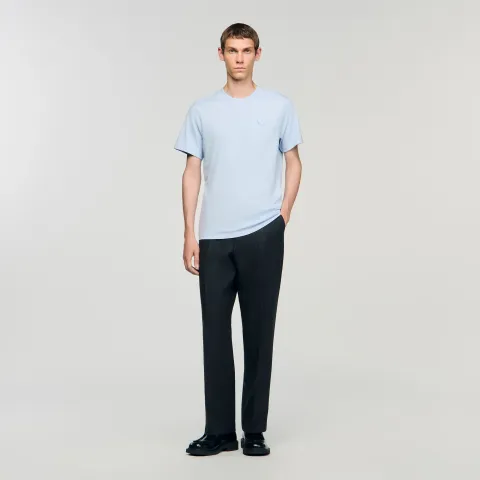 T-shirt with heart patch
