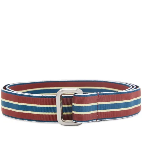 Grosgrain Tape Double Ring Belt