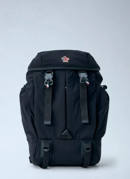 Moncler Grenoble Leather-Trim Backpack
