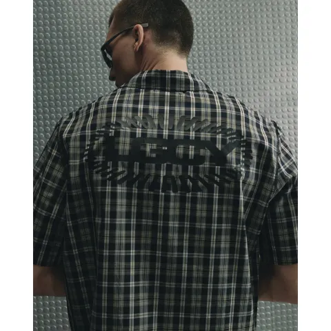 River Island Boxy Fit Cotton Check Lgcy Shirt