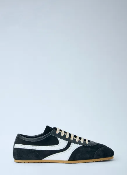 Dries Van Noten Suede Panel Sneakers