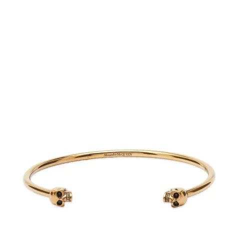 Thin Twin Skull Bracelet