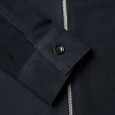 Suede Zip Shirt
