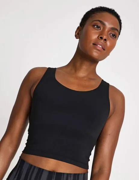 Adidas All Me Medium Support Longline Sports Vest