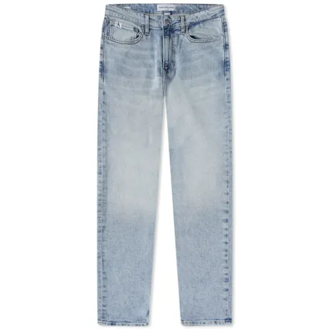 Light Wash Slim Taper Jeans