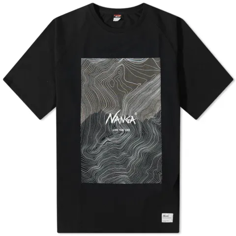 Eco Hybrid Contour Map Logo T-Shirt
