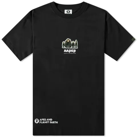 AAPE Aaper Basic One Point T-Shirt