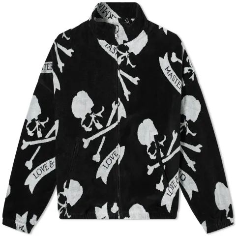 Large Skull Towelling Jacket