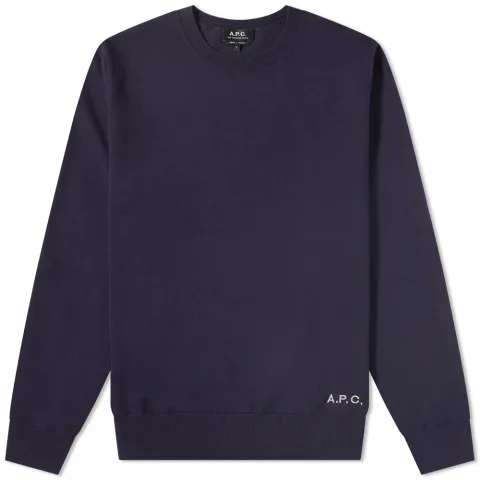 A.P.C. Kit Logo Crew Knit