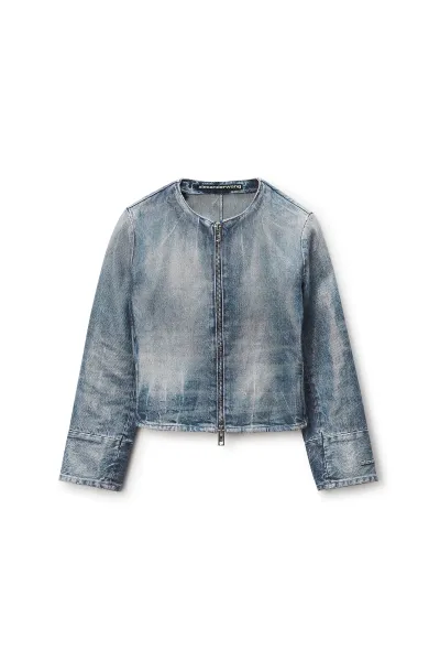 GLAZED DENIM JACKET