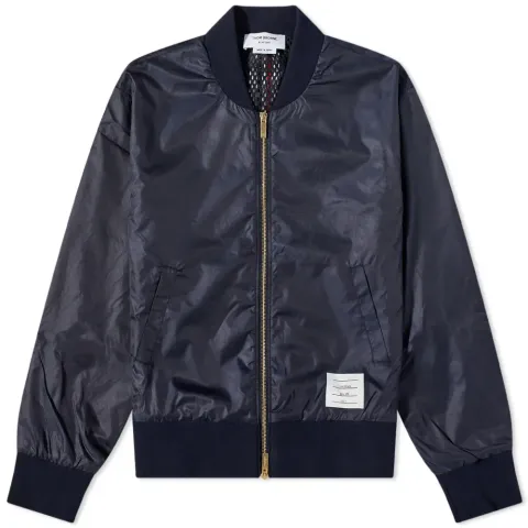 Tricolore Stripe Ripstop Bomber Jacket