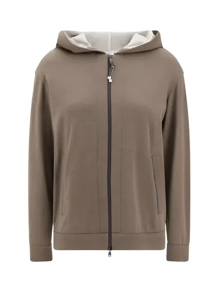 Hooded Sweatshirt Brown