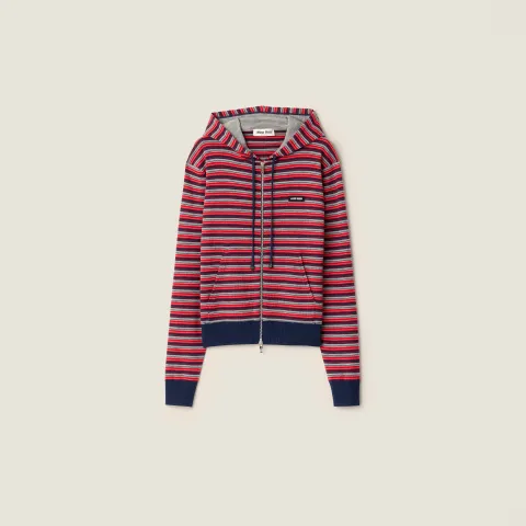 Wool hoodie jacket