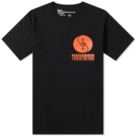 A-List Papercut Tiger YinYang T-Shirt
