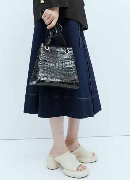 Rita Bucket Leather Handbag