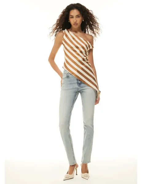 River Island Mid Rise Faded Cigarette Jeans Light Blue