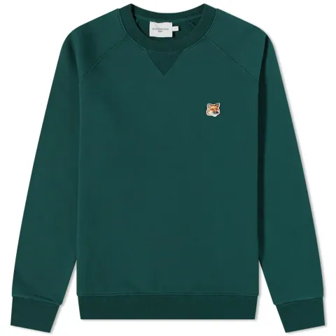 Maison Kitsuné Fox Head Patch Classic Crew Sweat