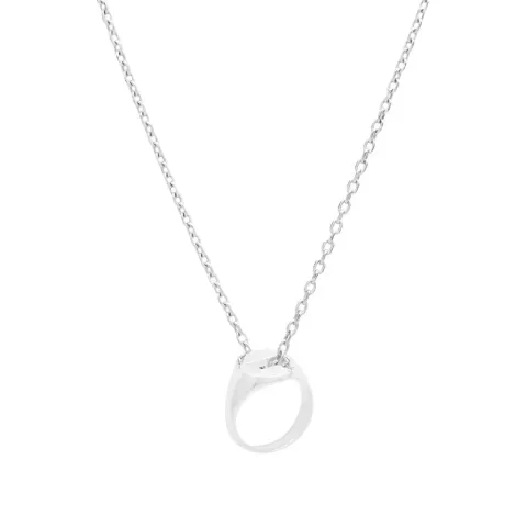 11 Signet Ring Necklace