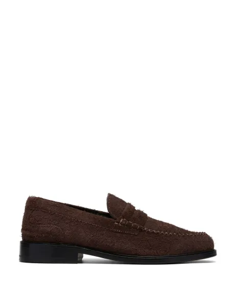 Clarks Suede Loafers Chocolate
