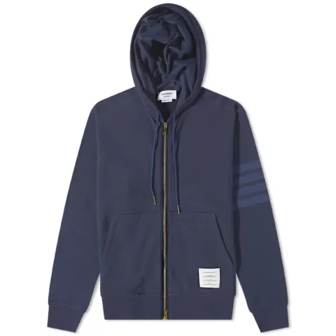4 Bar Tonal Zip Hoodie